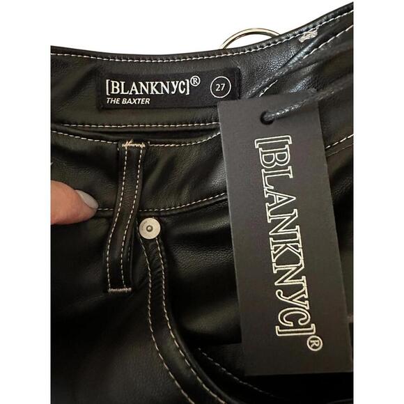 Blank NYC NWT Baxter In City Bound Carpenter Pant Sz 27 Black Grunge Streetwear - Picture 4 of 5